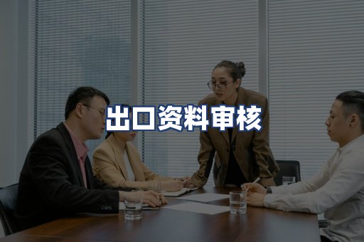 出口资料审核